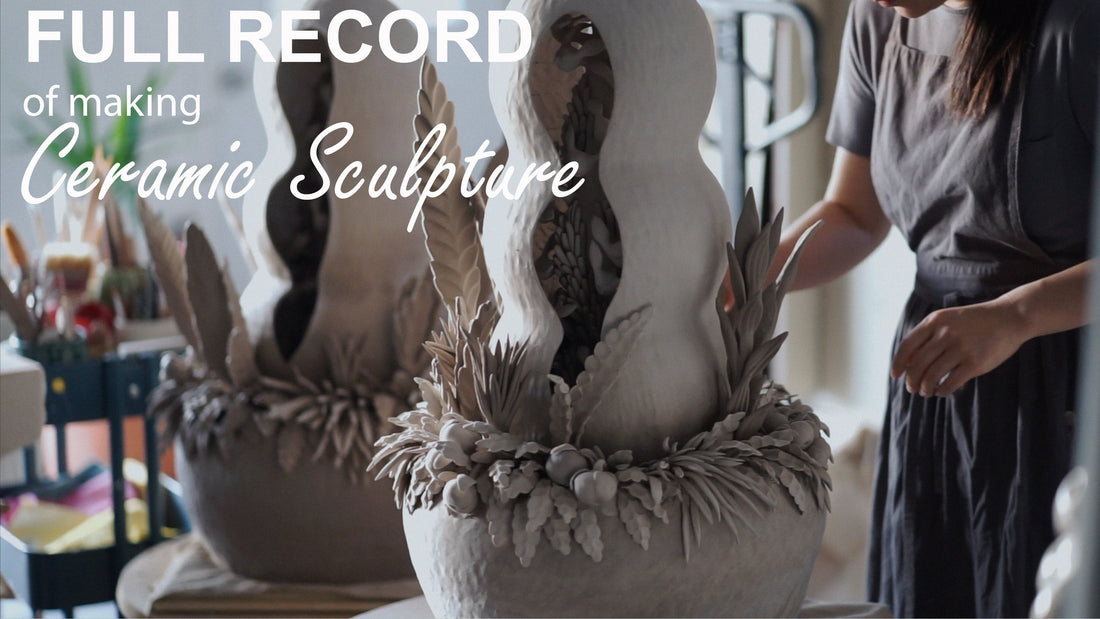 Complete Ceramic Sculpture Creation: The Making of "You Grow Up When I Sleep"