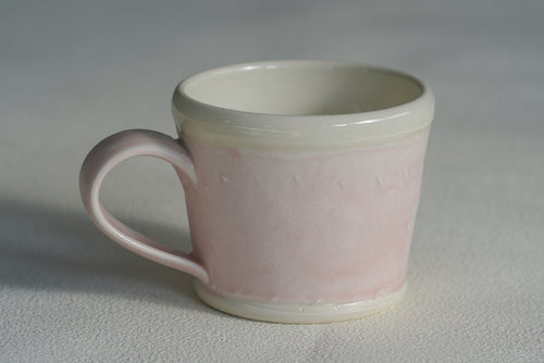 Spring Dawn Pink Porcelain Mug – No. 09