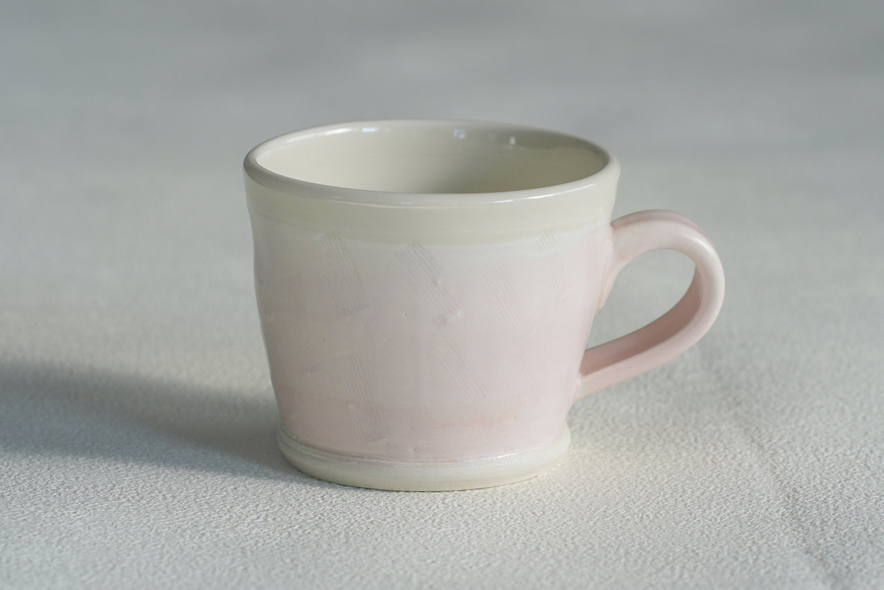 Spring Dawn Pink Porcelain Mug – No. 12