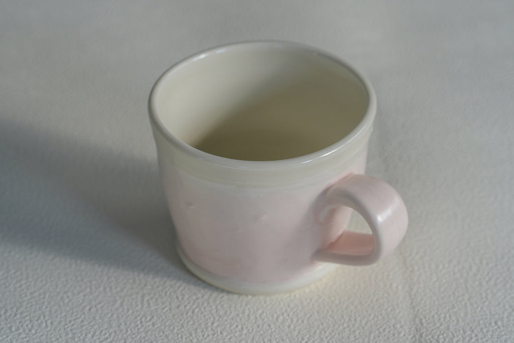 Spring Dawn Pink Porcelain Mug – No. 12