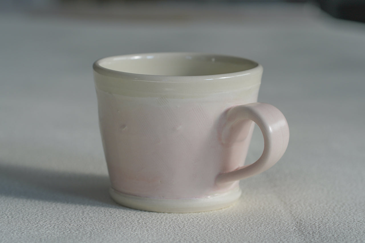 Spring Dawn Pink Porcelain Mug – No. 12