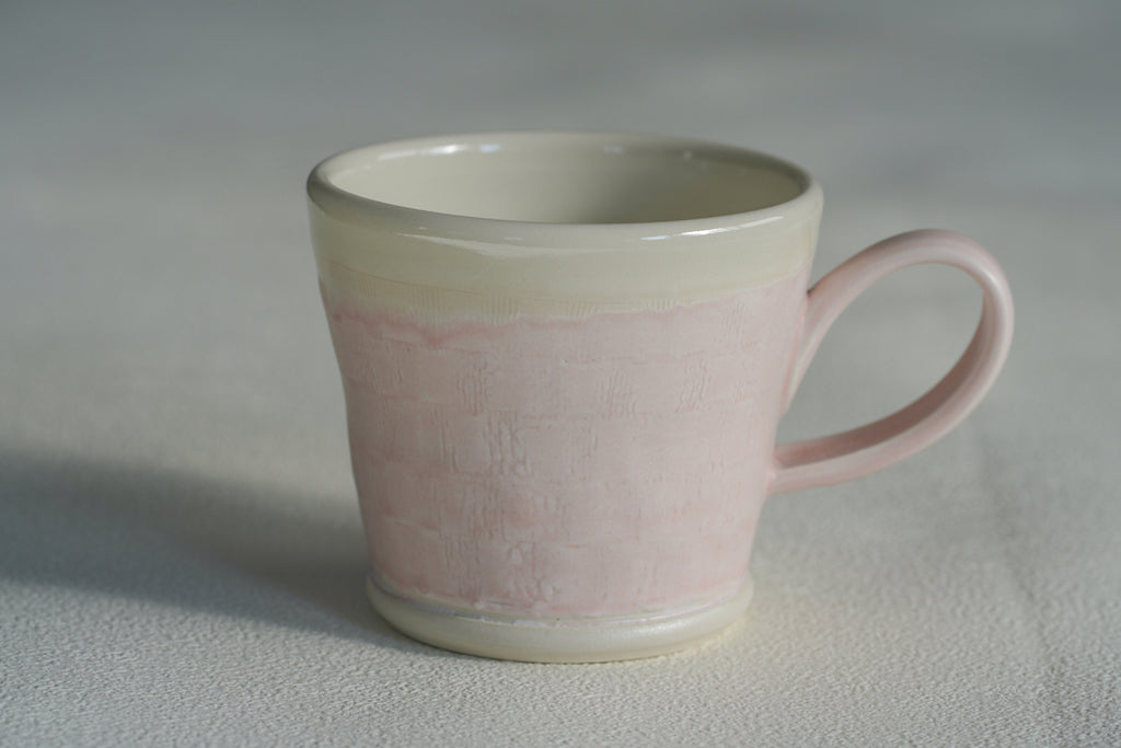 Spring Dawn Pink Porcelain Mug – No. 13