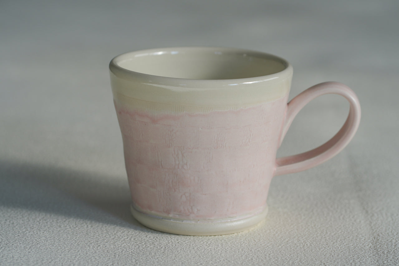 Spring Dawn Pink Porcelain Mug – No. 13