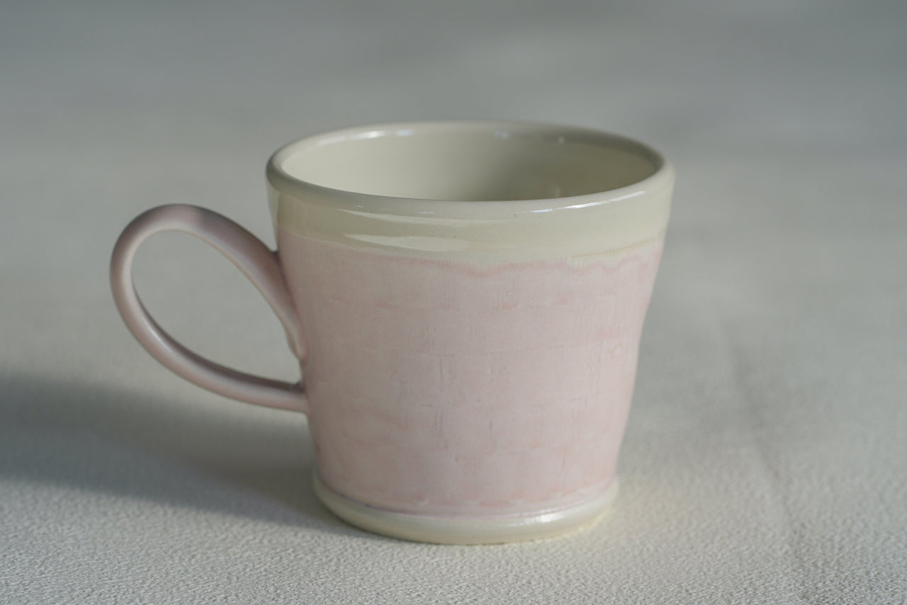 Spring Dawn Pink Porcelain Mug – No. 13