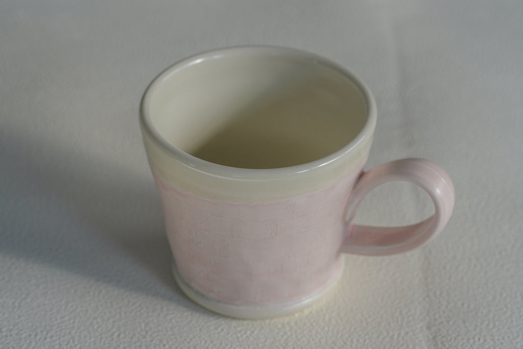 Spring Dawn Pink Porcelain Mug – No. 13