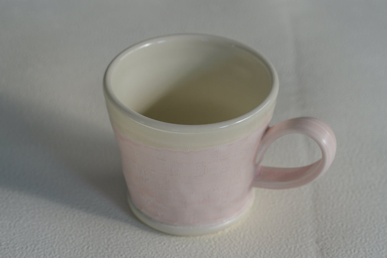 Spring Dawn Pink Porcelain Mug – No. 13