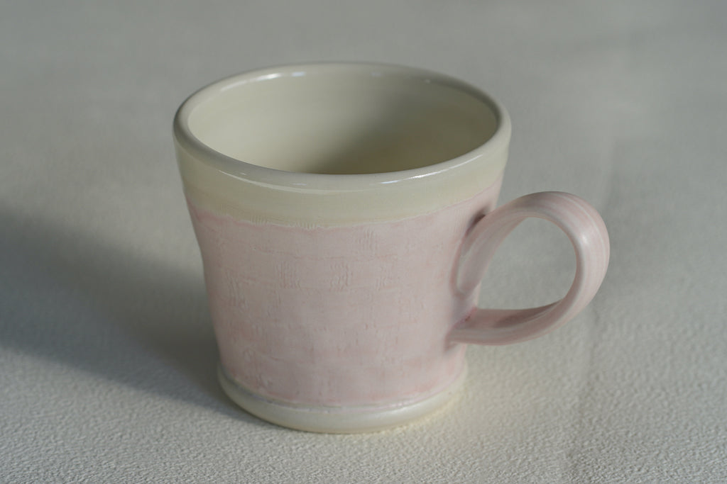 Spring Dawn Pink Porcelain Mug – No. 13
