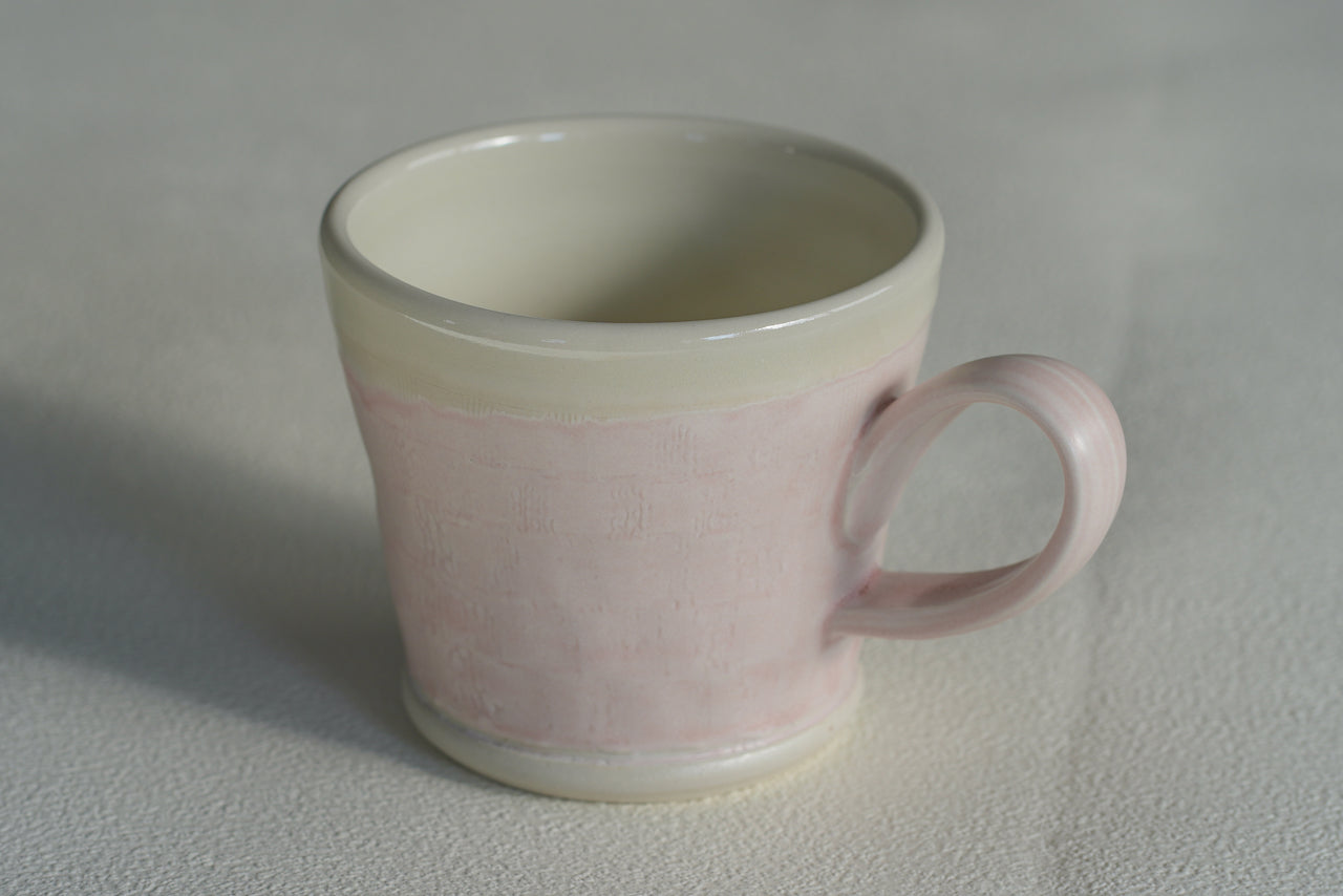 Spring Dawn Pink Porcelain Mug – No. 13