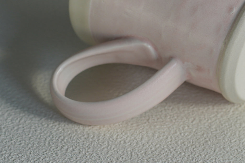 Spring Dawn Pink Porcelain Mug – No. 13