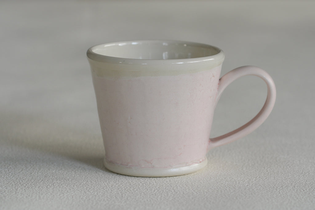 Spring Dawn Pink Porcelain Mug – No. 17