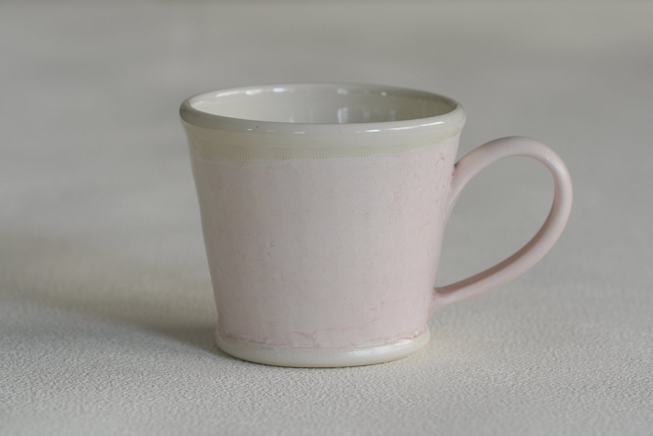 Spring Dawn Pink Porcelain Mug – No. 17