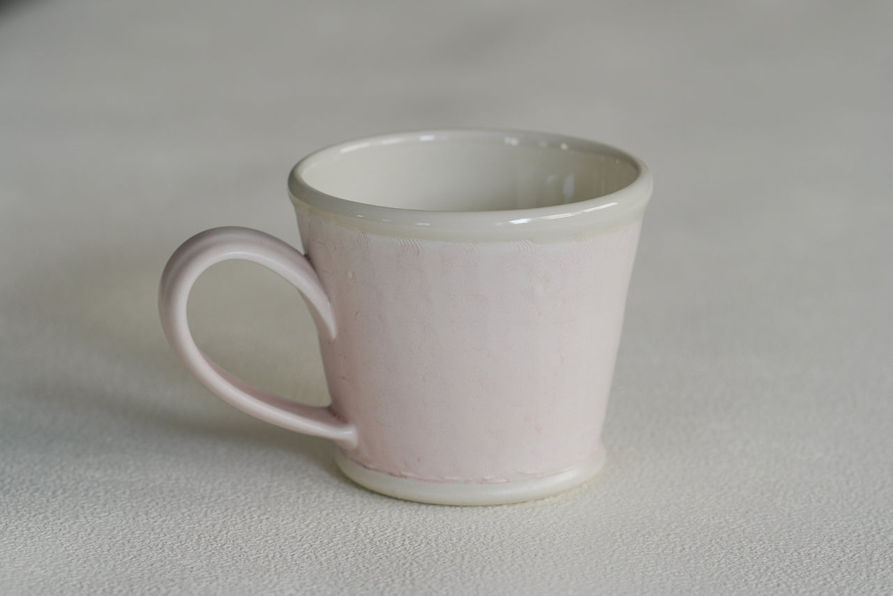 Spring Dawn Pink Porcelain Mug – No. 17