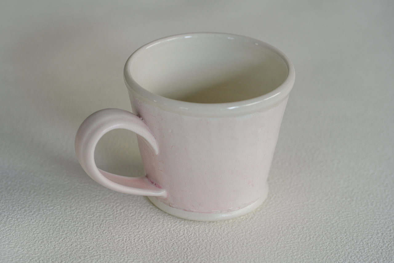 Spring Dawn Pink Porcelain Mug – No. 17