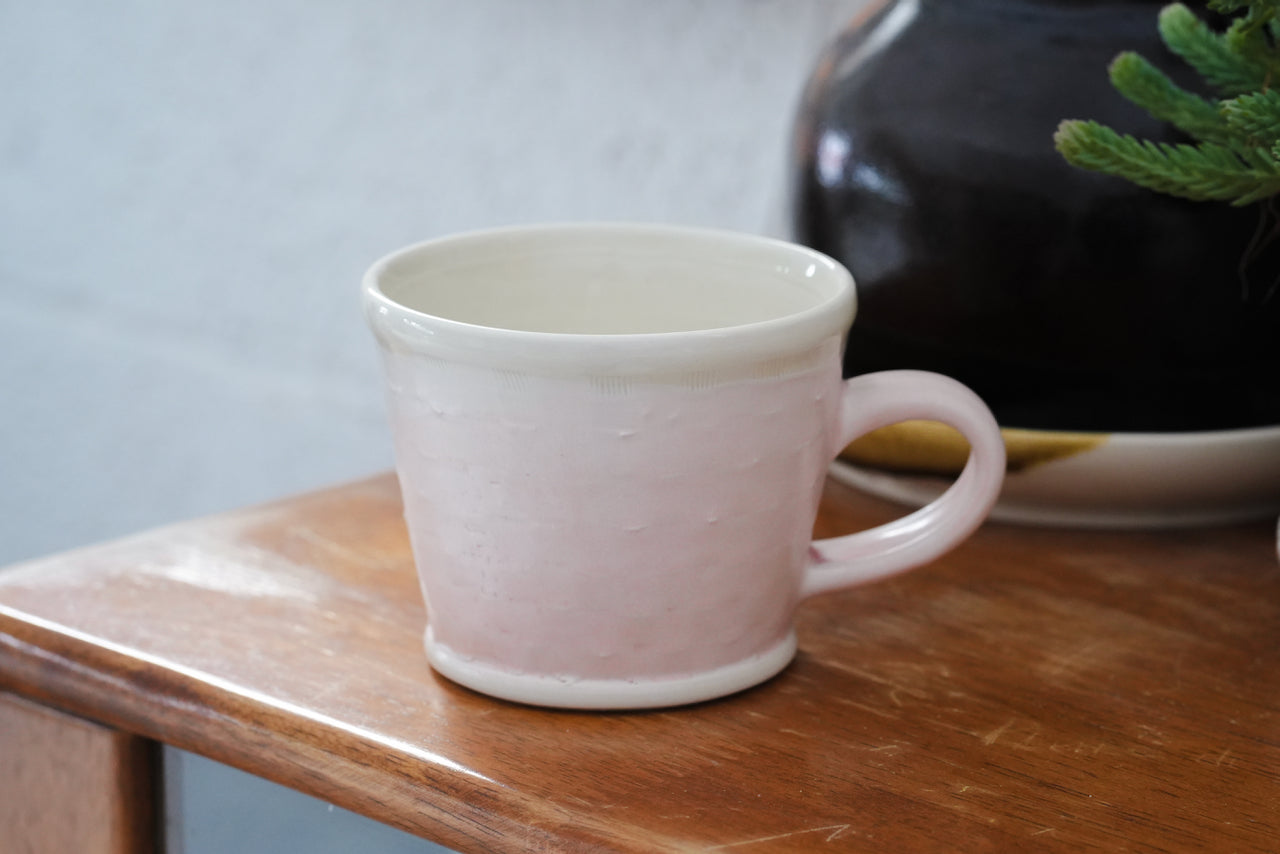 Spring Dawn Pink Porcelain Mug – No. 18