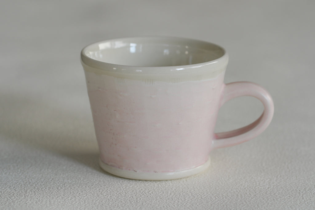 Spring Dawn Pink Porcelain Mug – No. 18