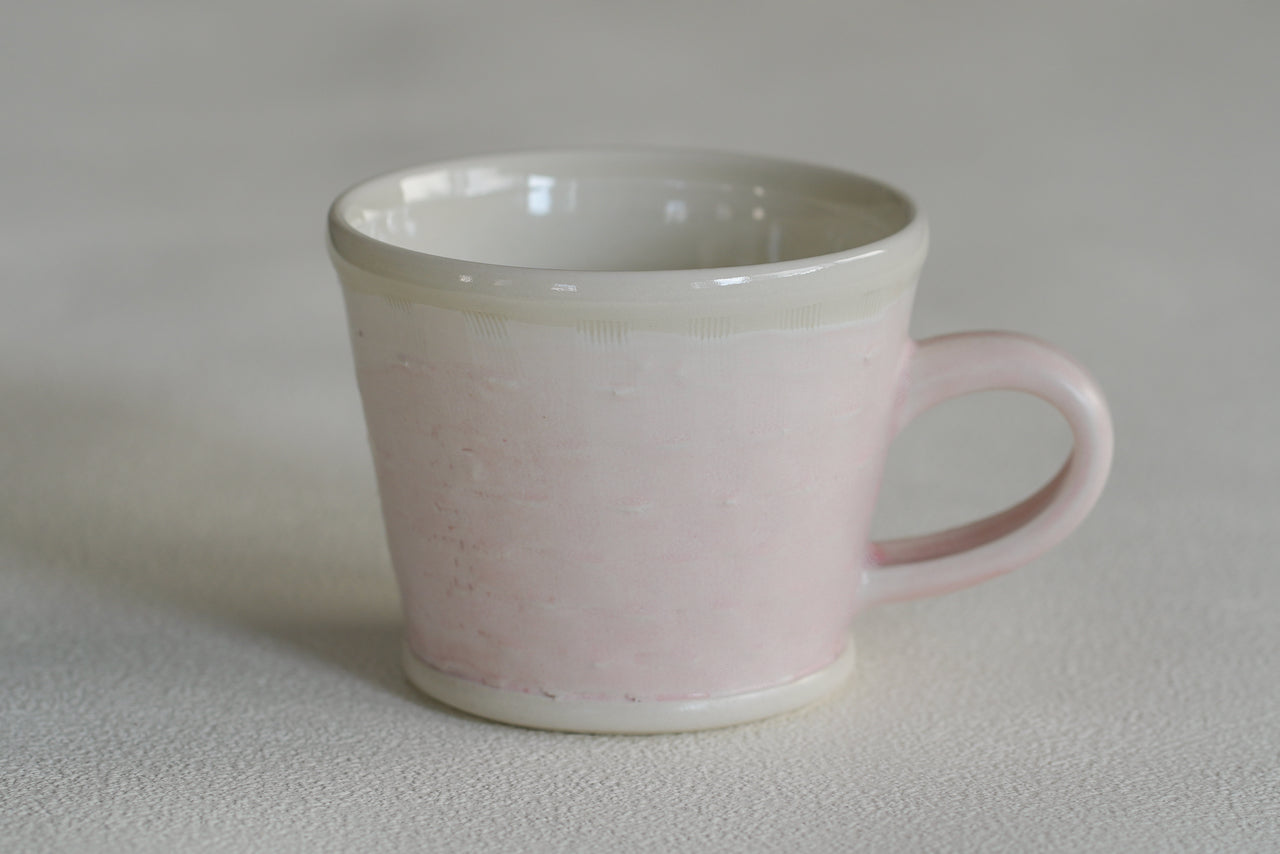 Spring Dawn Pink Porcelain Mug – No. 18