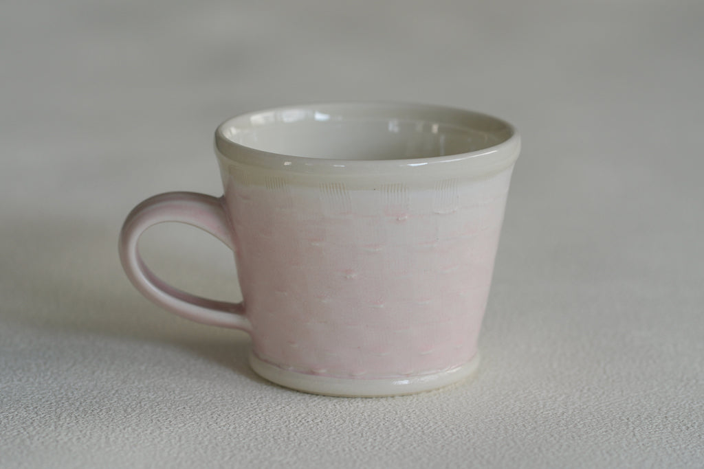 Spring Dawn Pink Porcelain Mug – No. 18