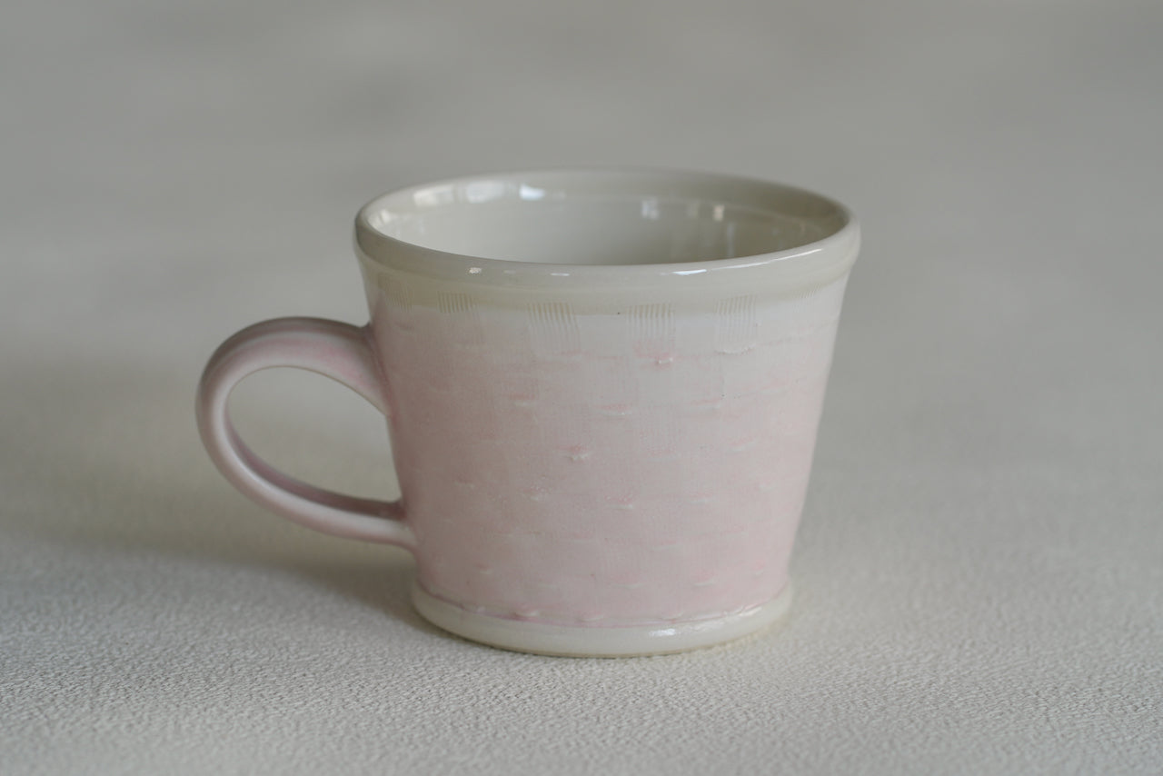 Spring Dawn Pink Porcelain Mug – No. 18