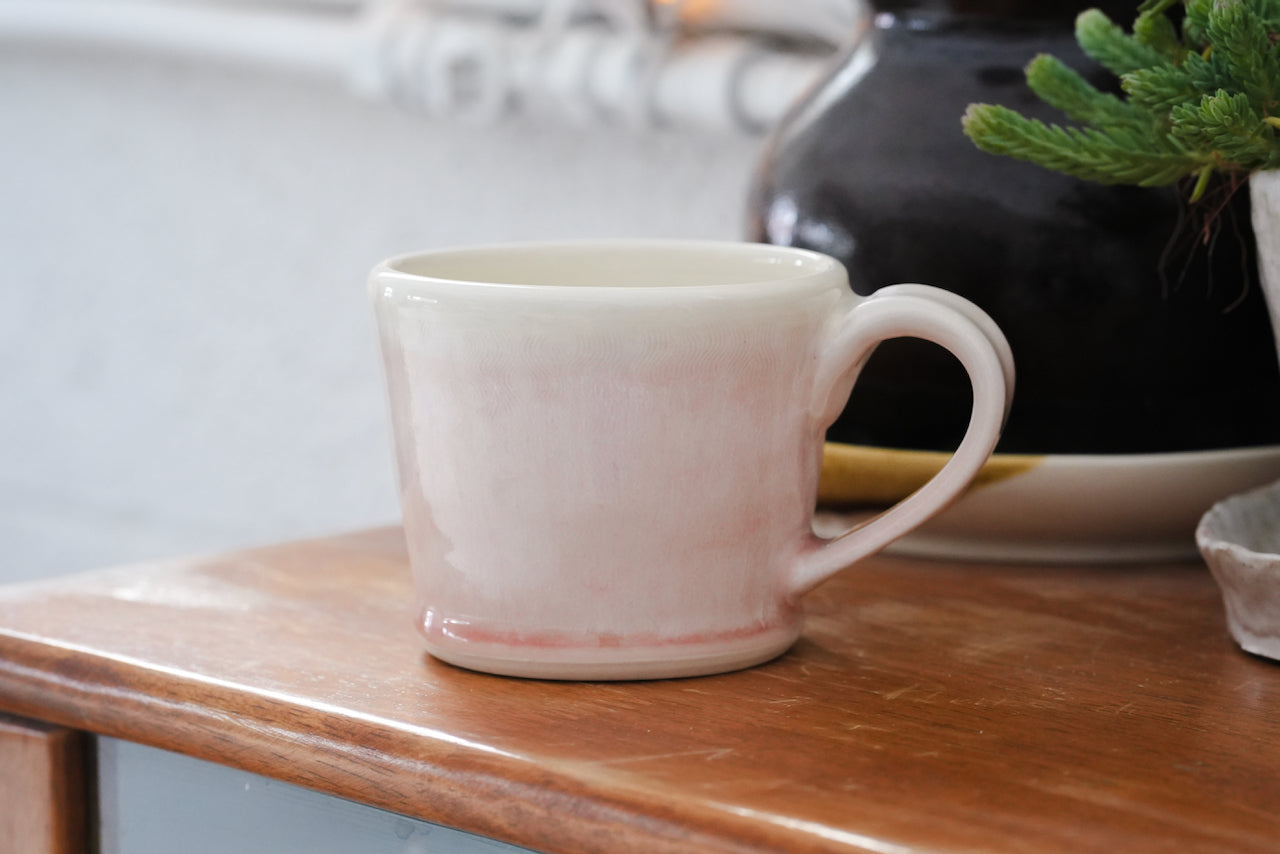 Spring Dawn Pink Porcelain Mug – No. 19