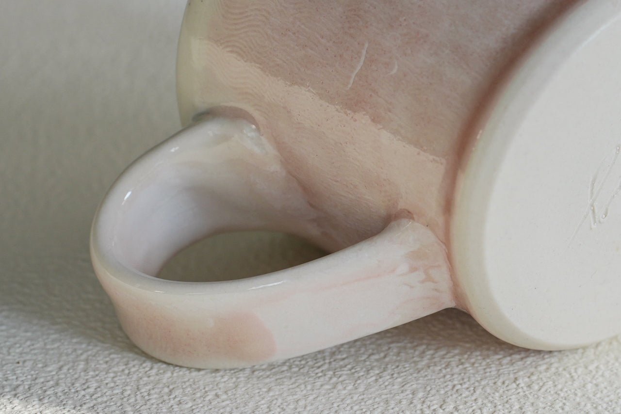 Spring Dawn Pink Porcelain Mug – No. 19