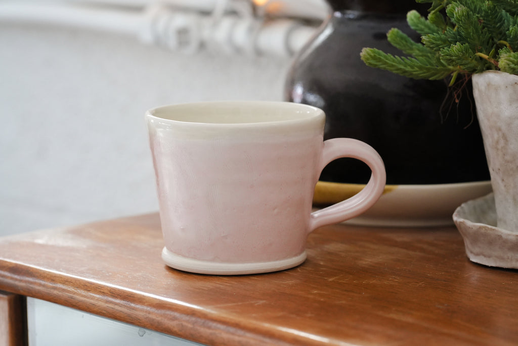 Spring Dawn Pink Porcelain Mug – No. 20