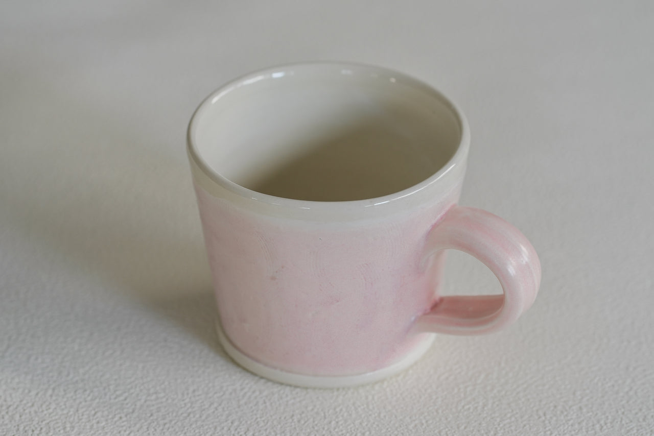 Spring Dawn Pink Porcelain Mug – No. 20