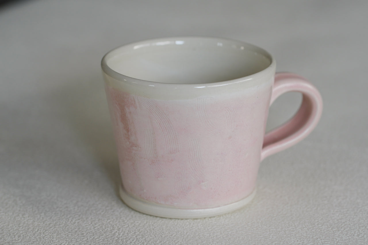 Spring Dawn Pink Porcelain Mug – No. 20