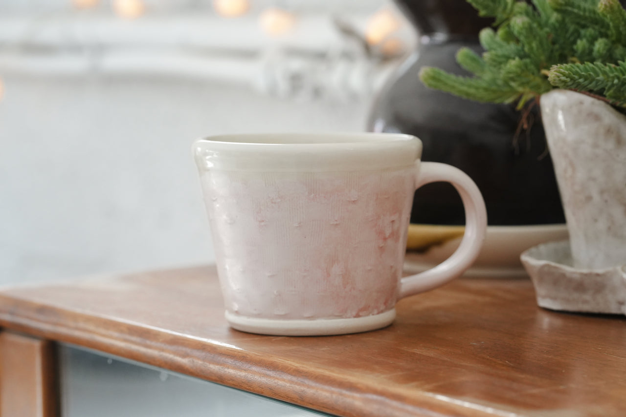 Spring Dawn Pink Porcelain Mug – No. 21