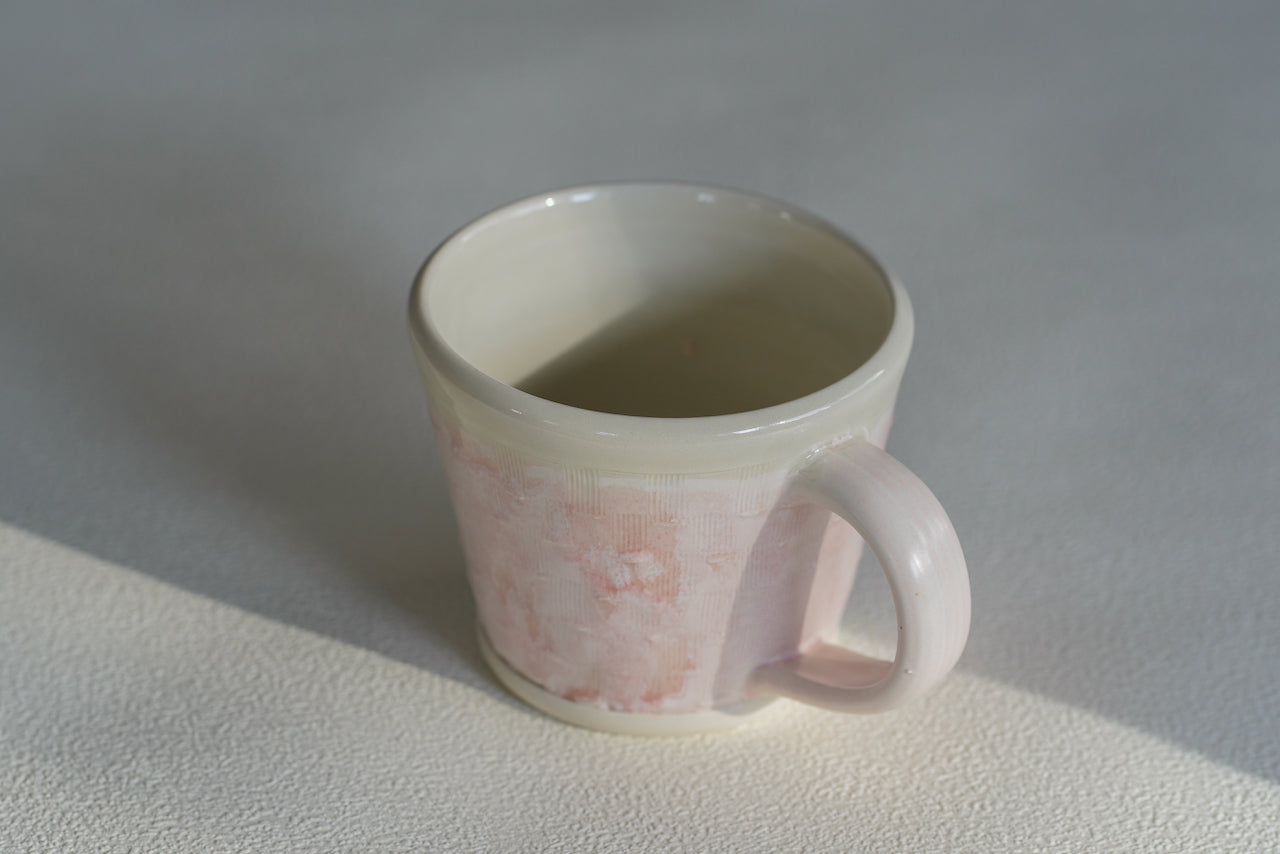 Spring Dawn Pink Porcelain Mug – No. 21