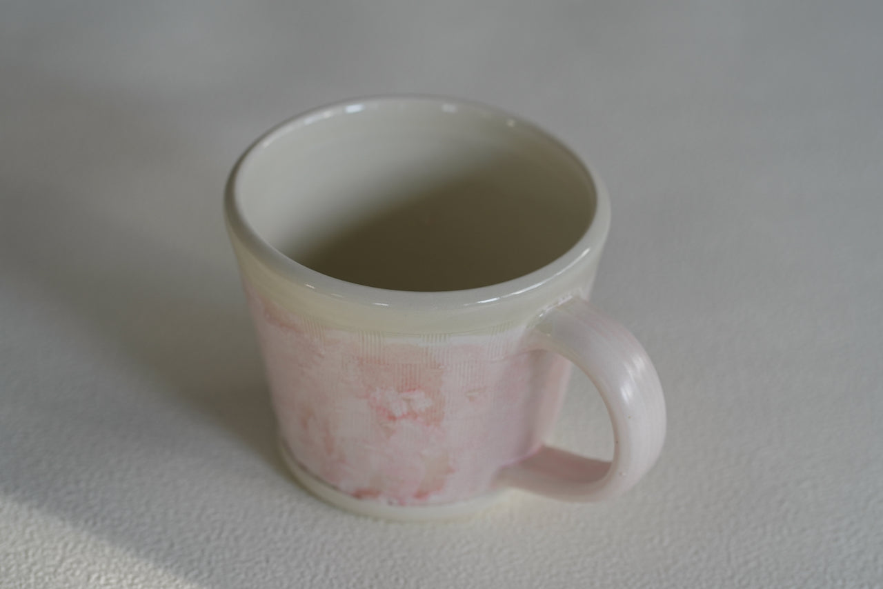 Spring Dawn Pink Porcelain Mug – No. 21