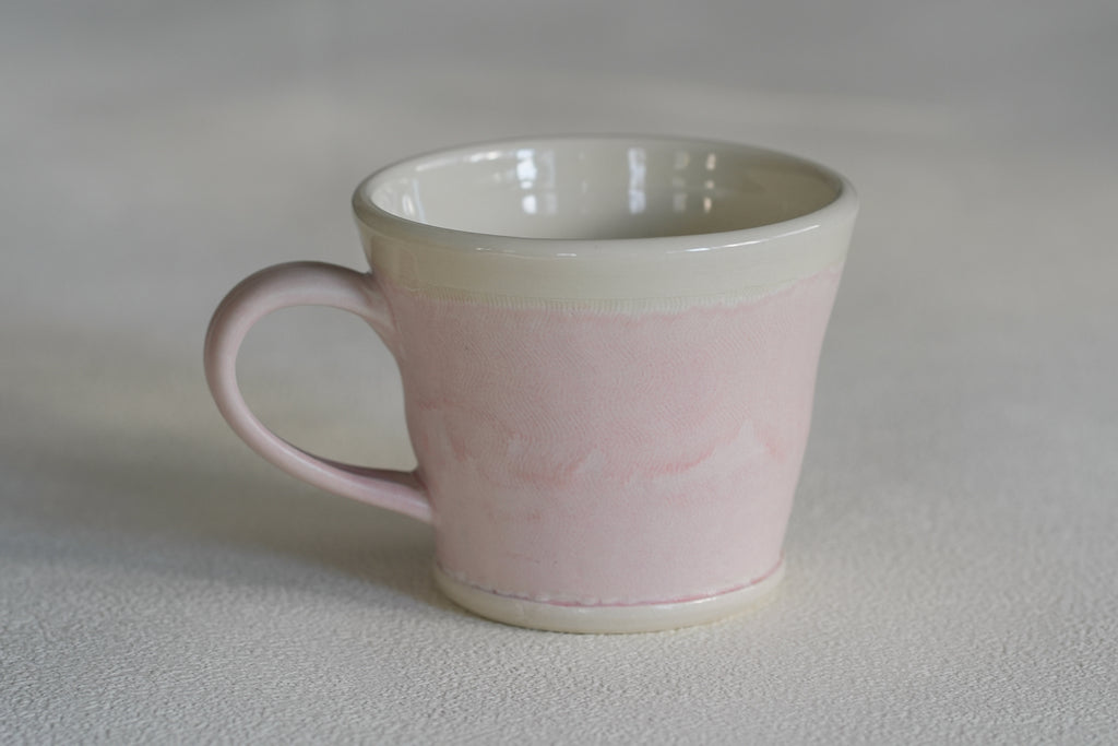 Spring Dawn Pink Porcelain Mug – No. 22