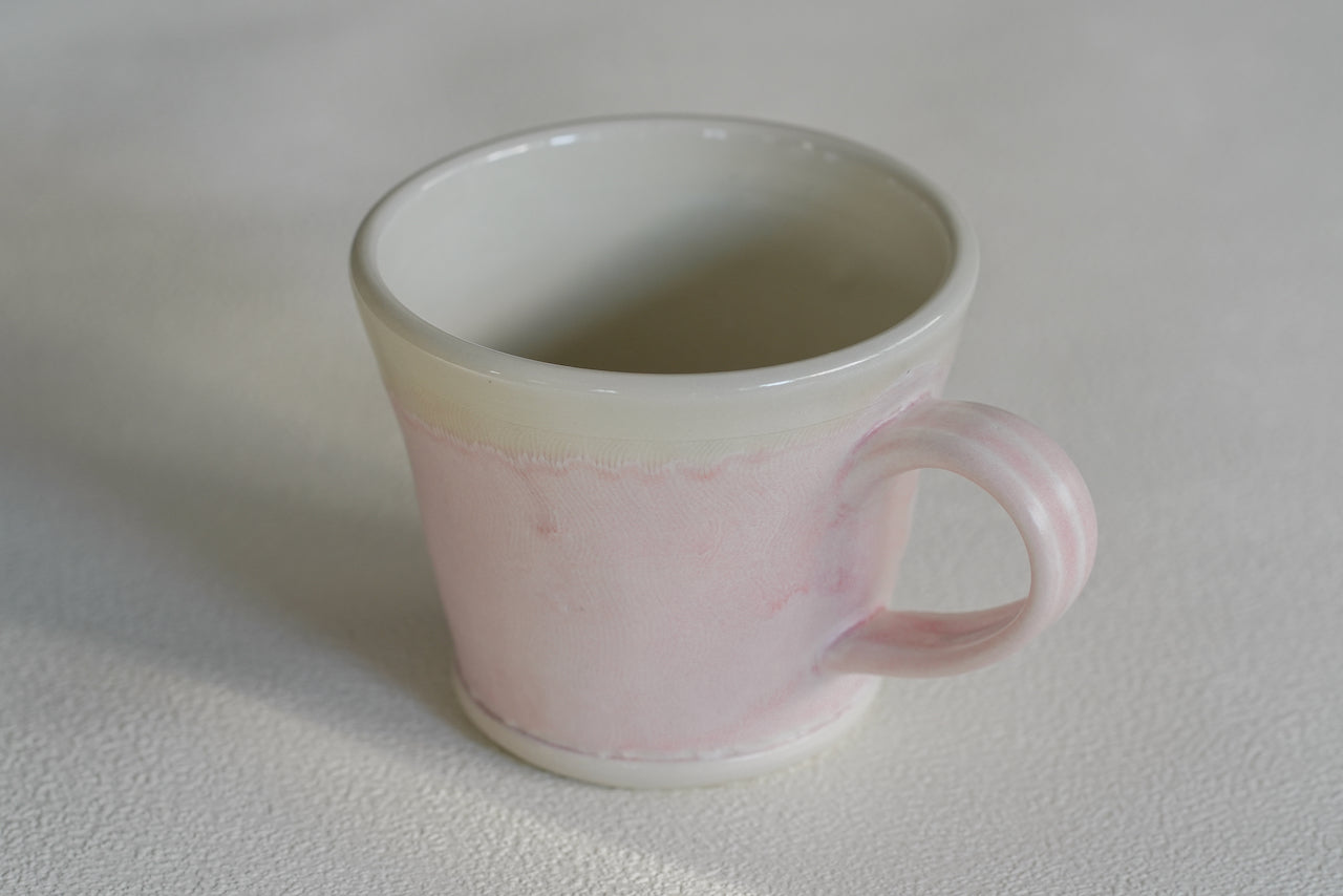 Spring Dawn Pink Porcelain Mug – No. 22