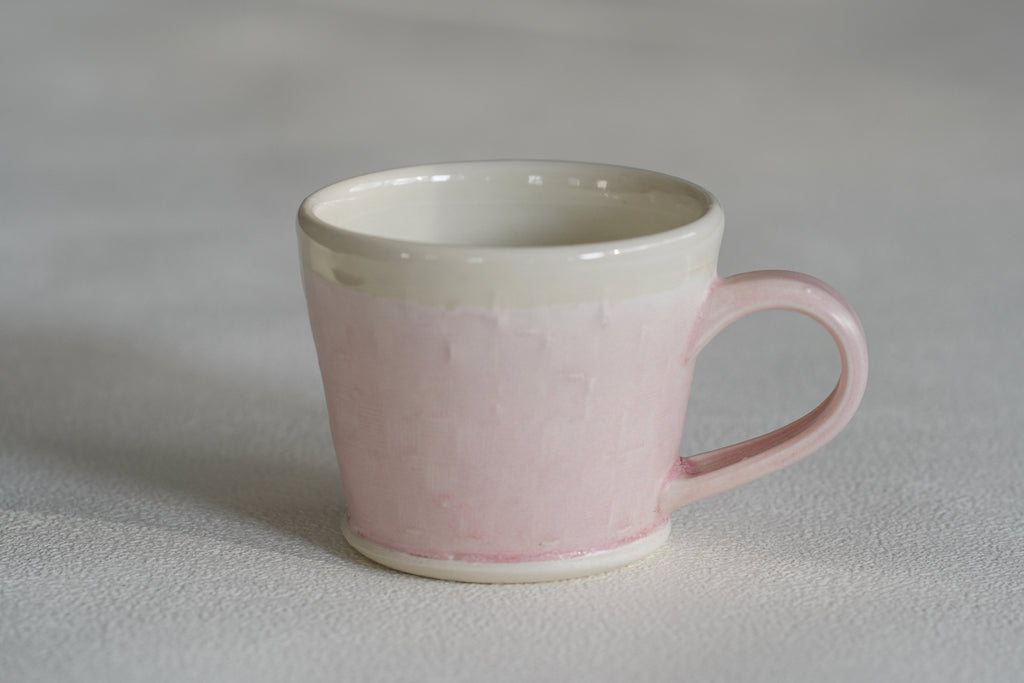 Spring Dawn Pink Porcelain Mug – No. 24