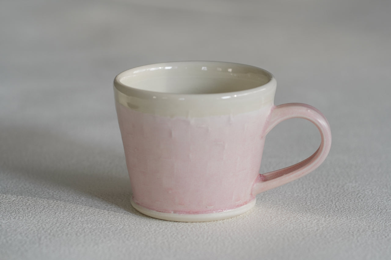 Spring Dawn Pink Porcelain Mug – No. 24