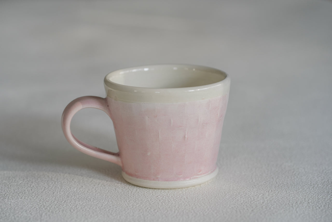 Spring Dawn Pink Porcelain Mug – No. 24