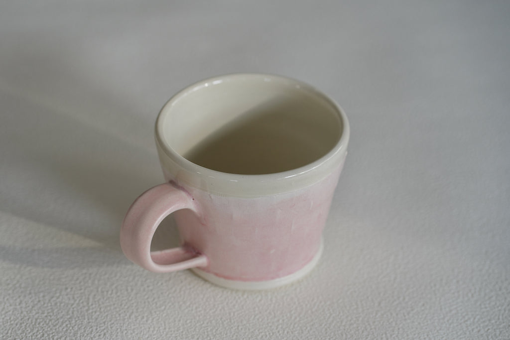 Spring Dawn Pink Porcelain Mug – No. 24