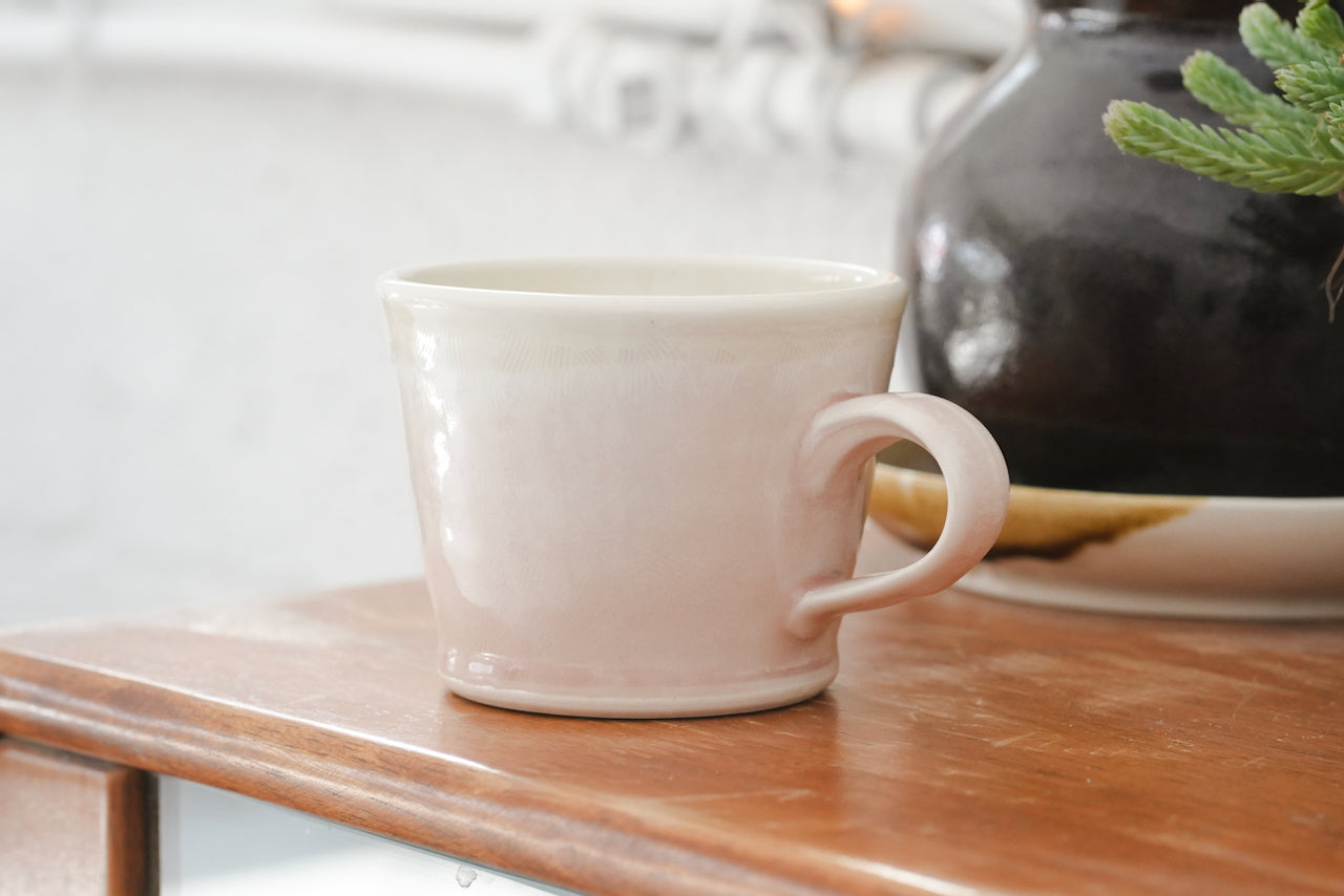 Spring Dawn Pink Porcelain Mug – No. 25