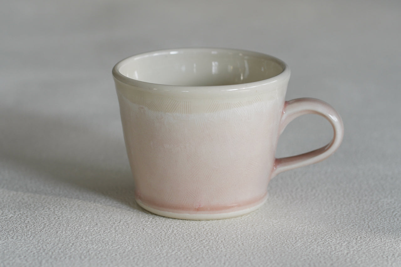 Spring Dawn Pink Porcelain Mug – No. 25