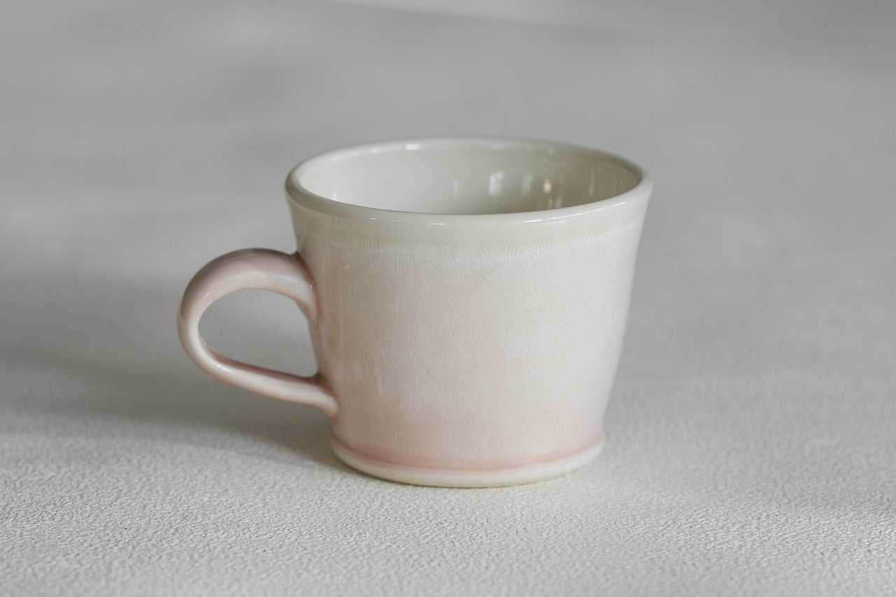 Spring Dawn Pink Porcelain Mug – No. 25