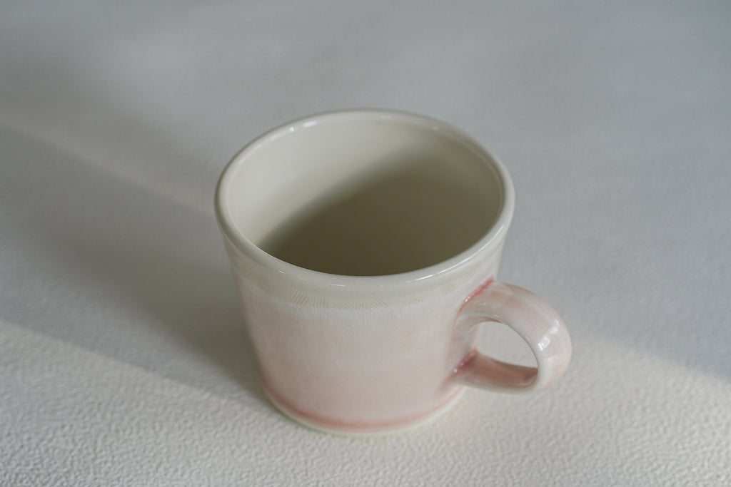 Spring Dawn Pink Porcelain Mug – No. 25