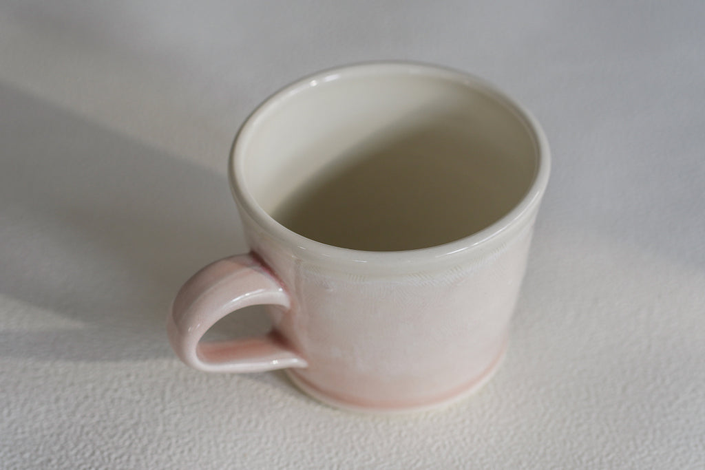Spring Dawn Pink Porcelain Mug – No. 25