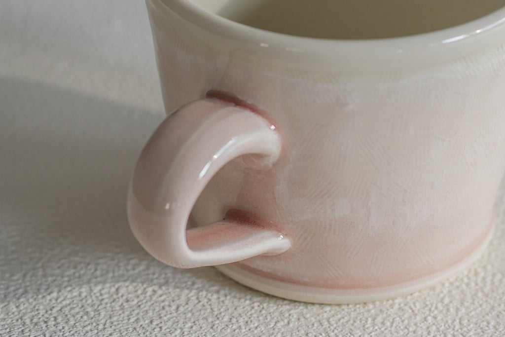 Spring Dawn Pink Porcelain Mug – No. 25