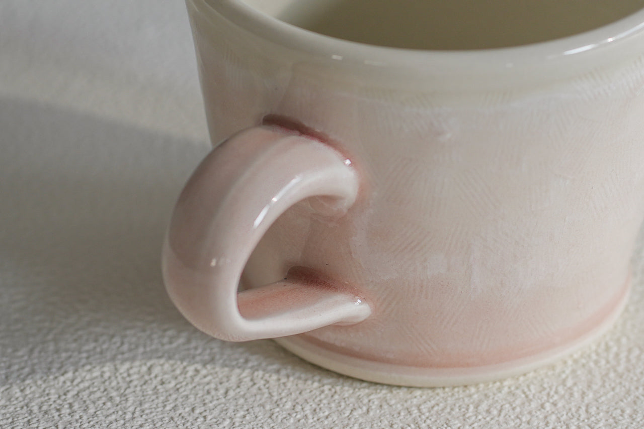 Spring Dawn Pink Porcelain Mug – No. 25