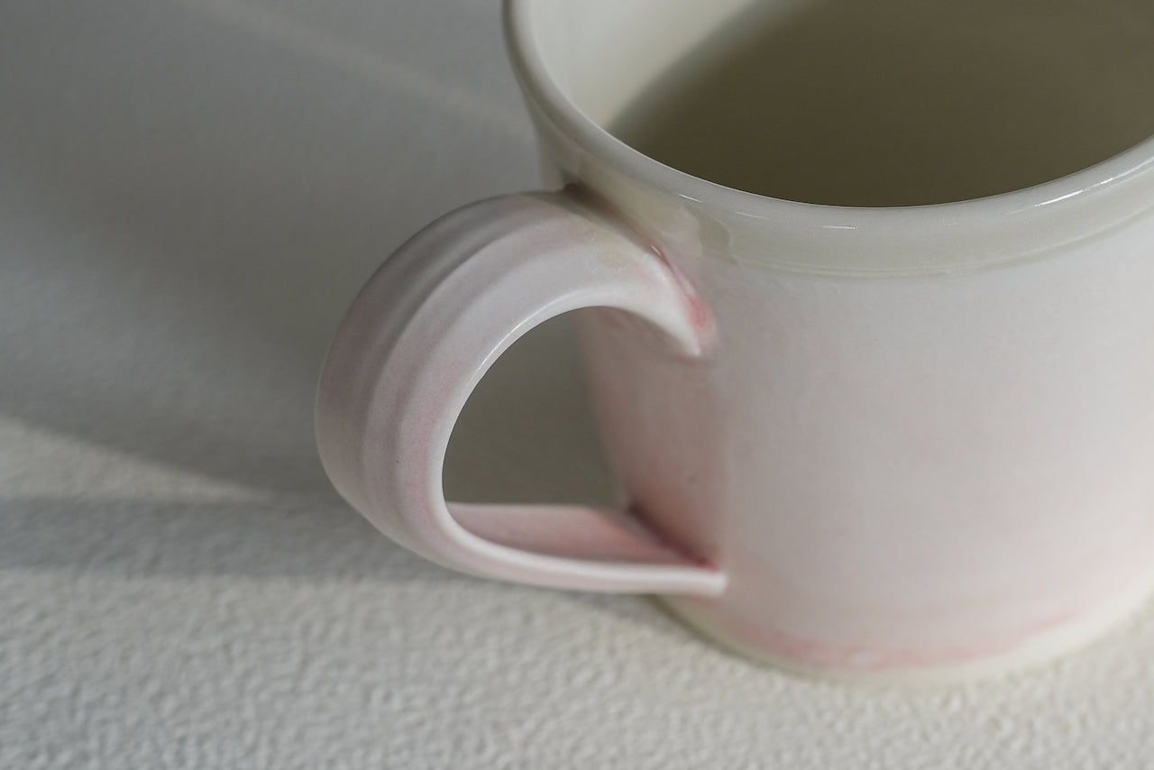 Spring Dawn Pink Porcelain Mug – No. 26