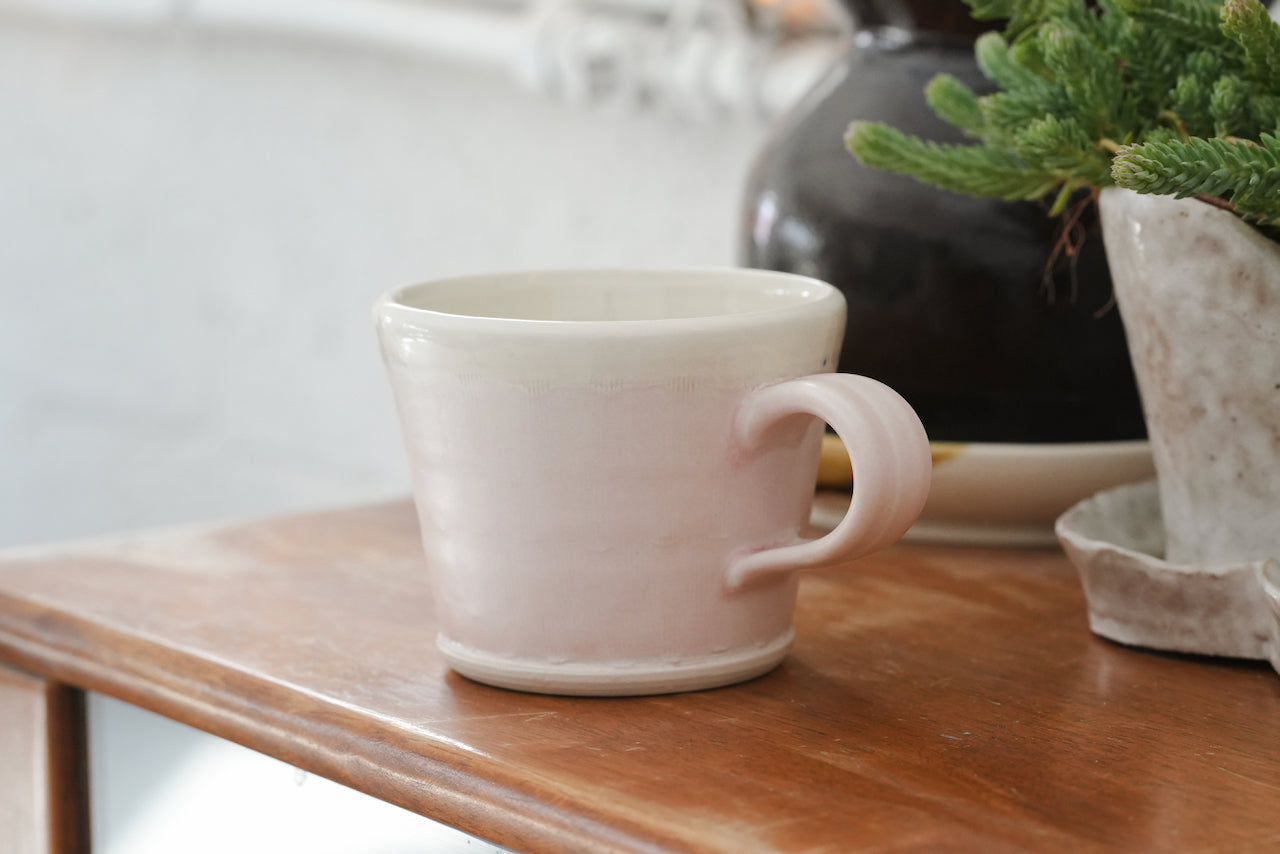 Spring Dawn Pink Porcelain Mug – No. 27