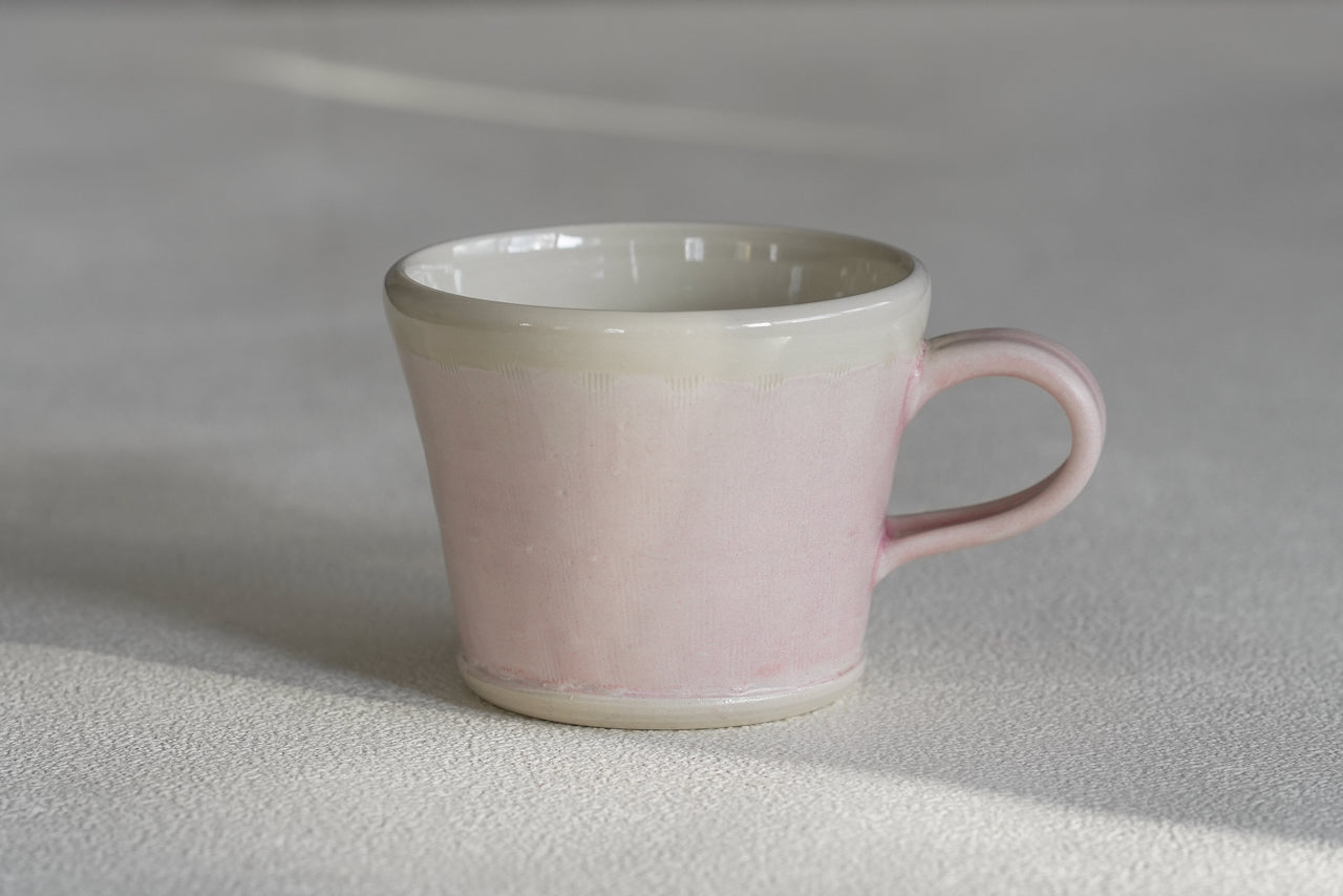 Spring Dawn Pink Porcelain Mug – No. 27