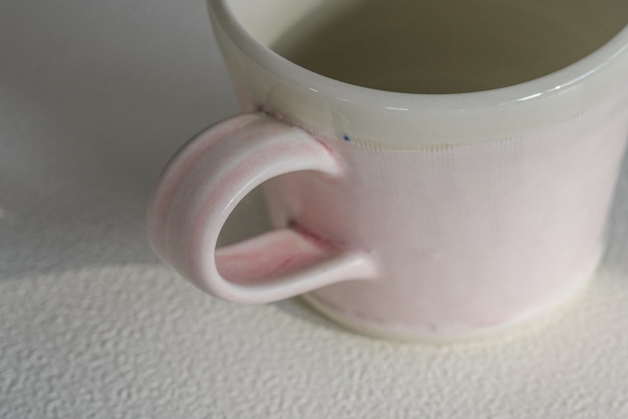 Spring Dawn Pink Porcelain Mug – No. 27