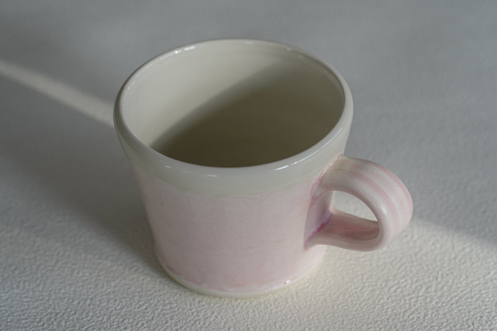 Spring Dawn Pink Porcelain Mug – No. 27