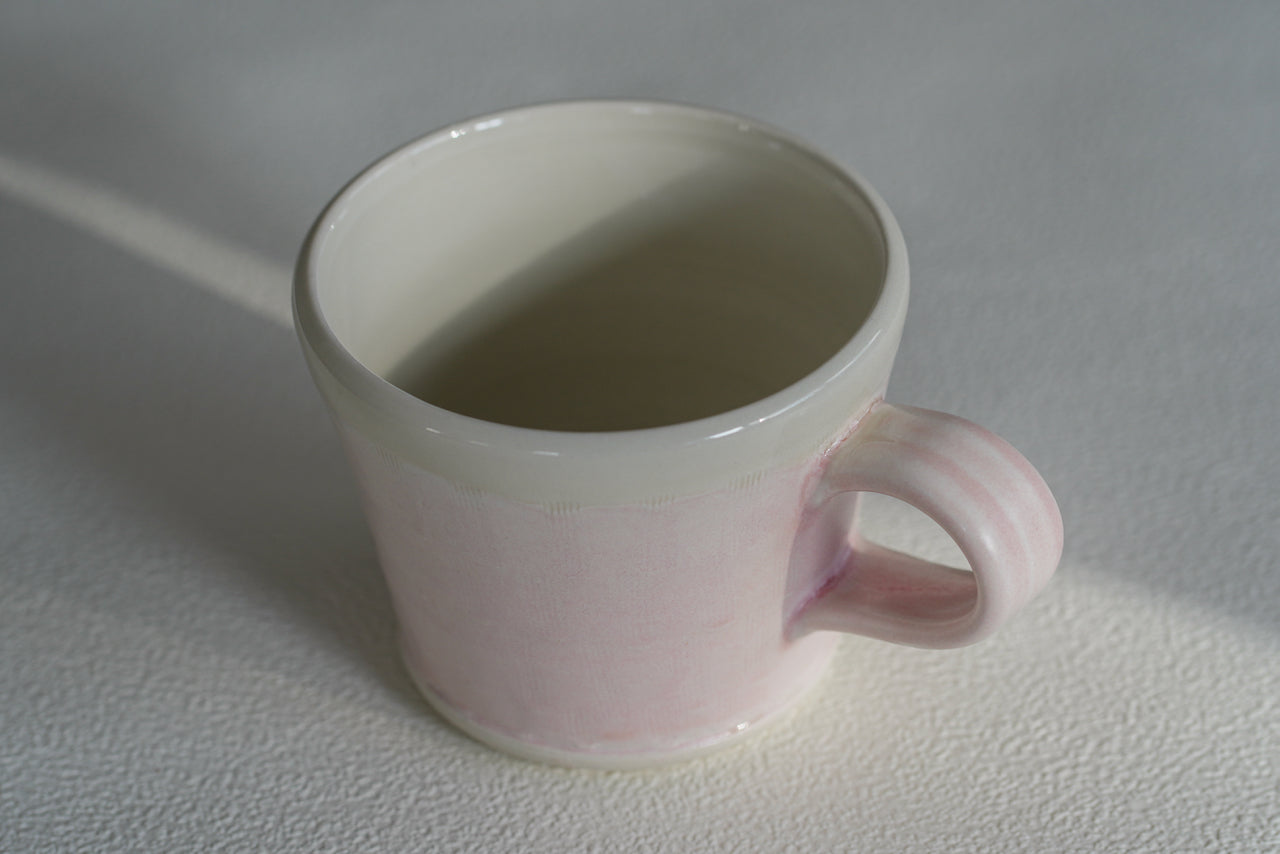 Spring Dawn Pink Porcelain Mug – No. 27