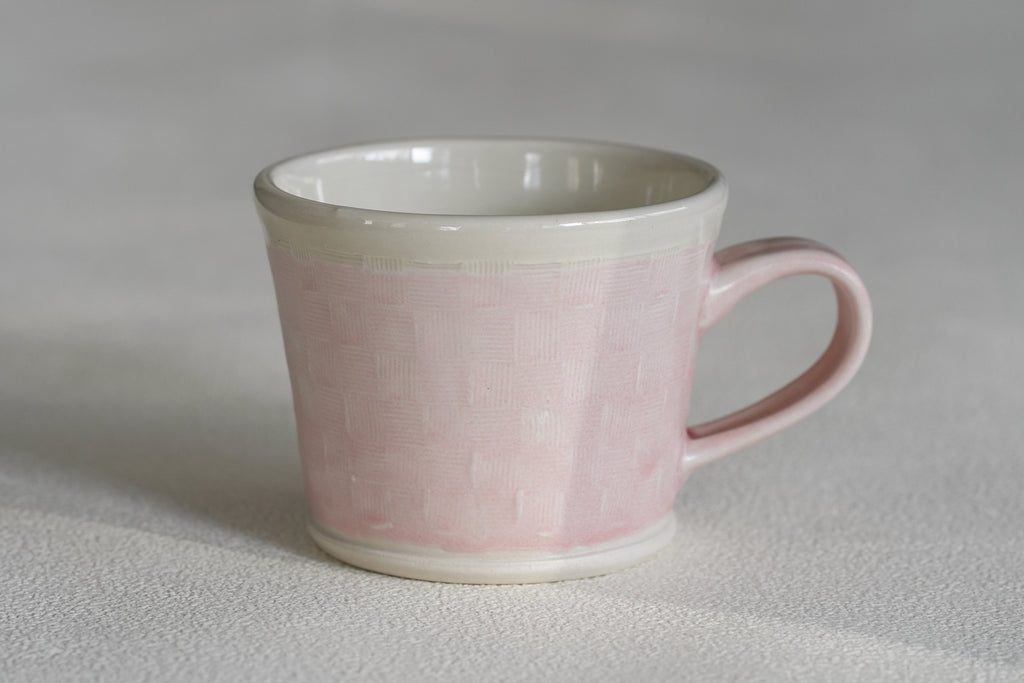 Spring Dawn Pink Porcelain Mug – No. 28